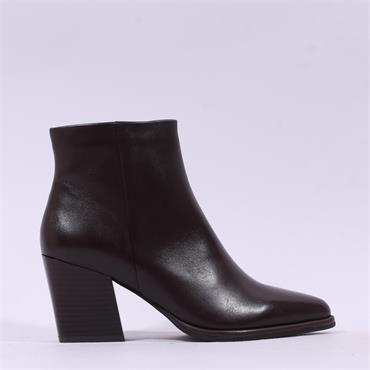 Regarde Le Ciel Eithel Stack Heel Boot - Brown Leather